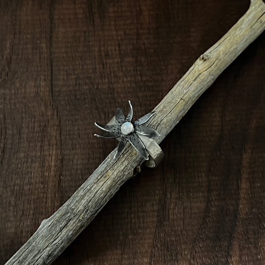 Wildflower Moonstone Ring