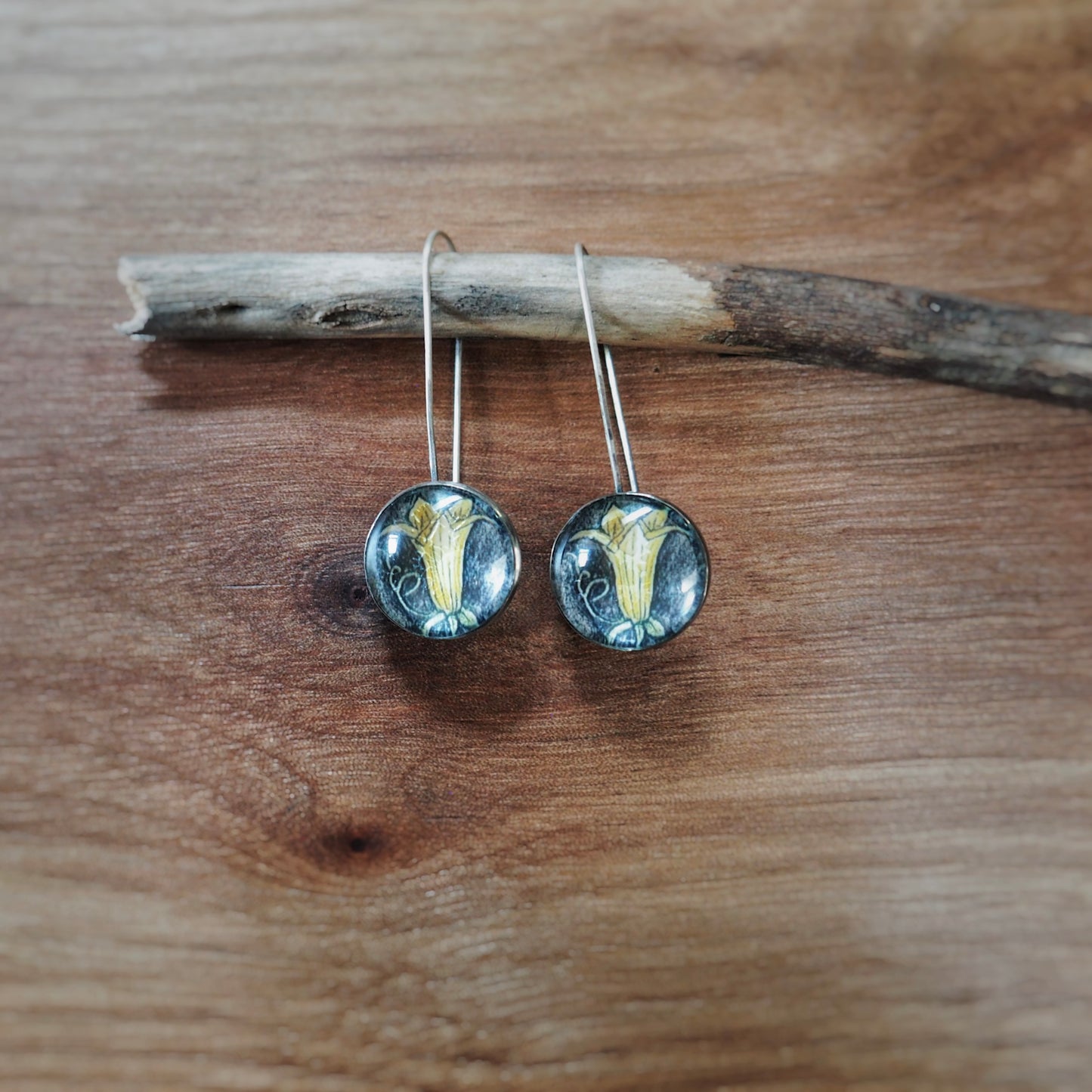 Squash Blossom n’Capsule Earrings #1
