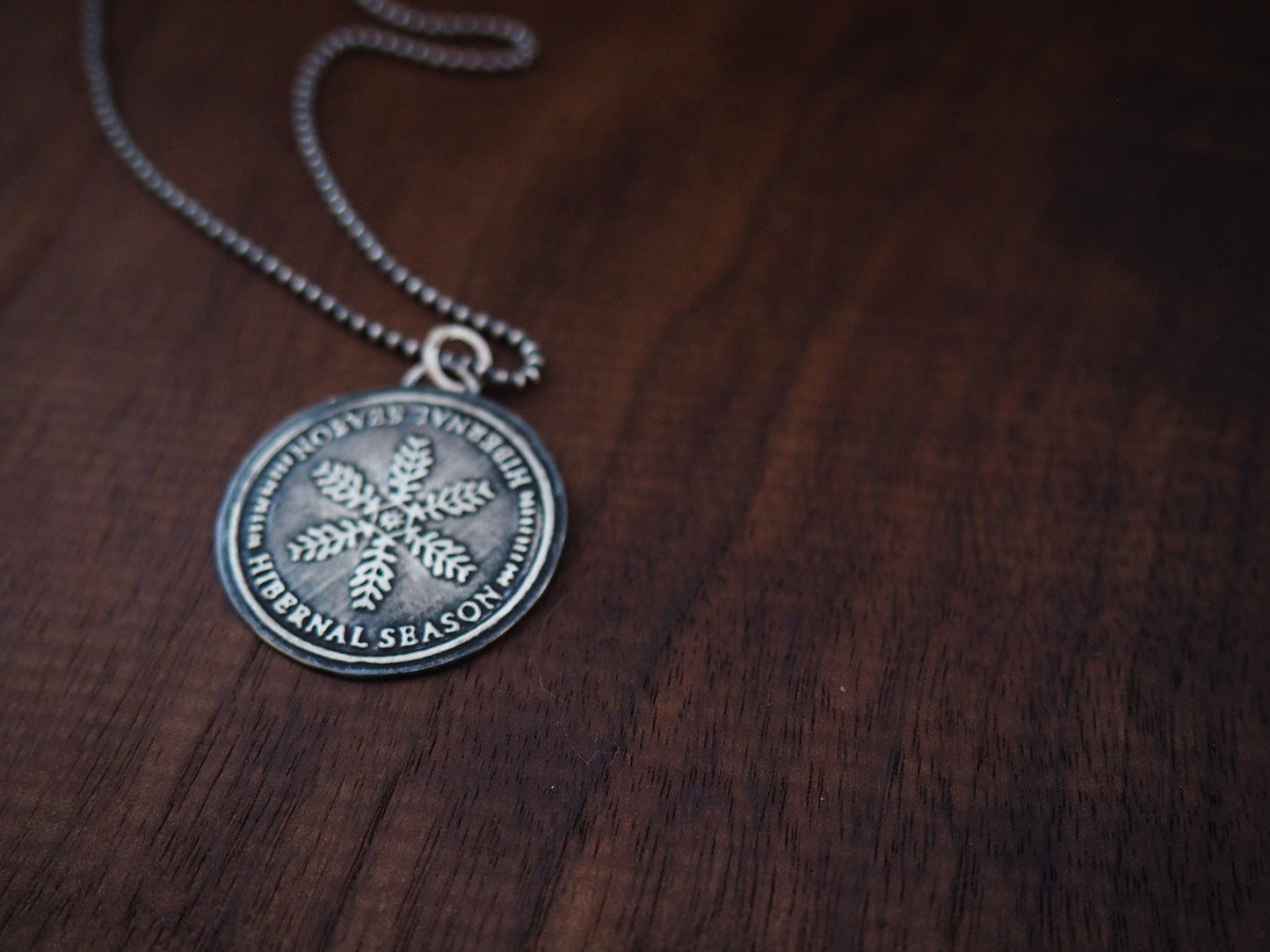 Hibernal Seasonality Coin Necklace