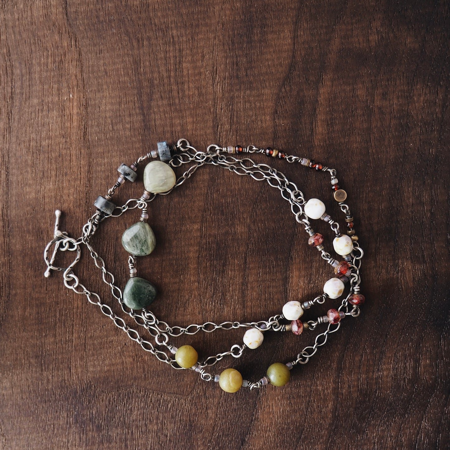 Switchback Gemstone Necklace No.1
