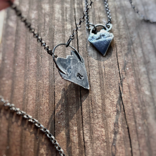 Mountain+Tree scape Necklace