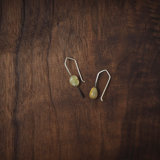 Trail Blazer Rutilated Quartz Earrings
