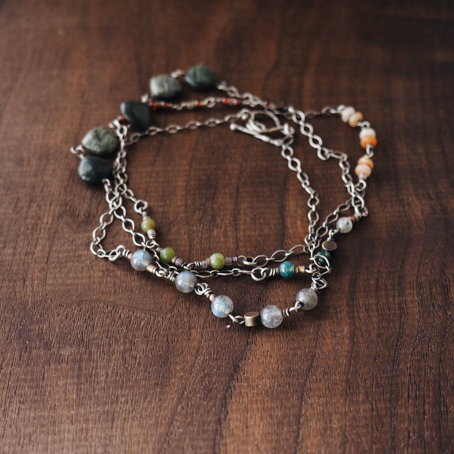 Switchback Gemstone Necklace No.3