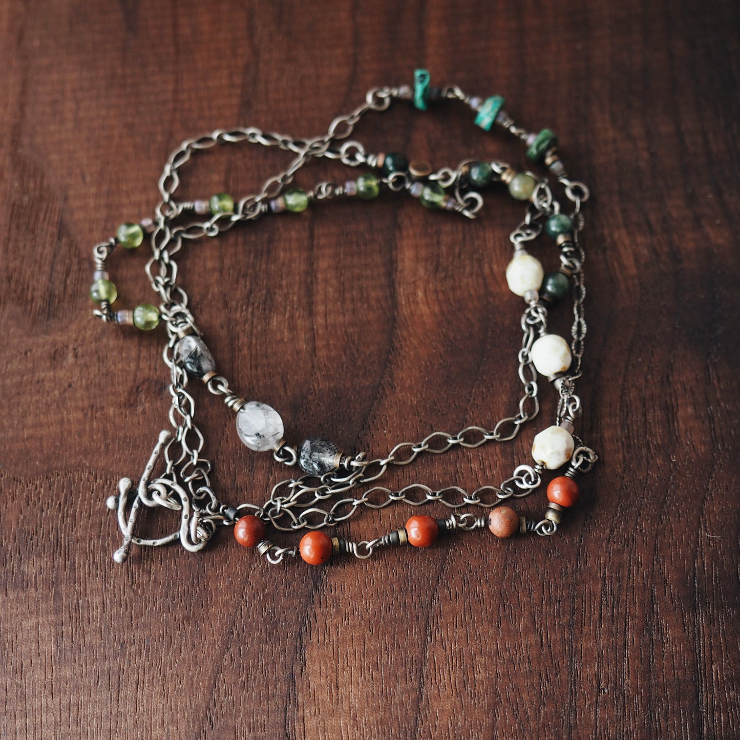Switchback Gemstone Necklace No.2