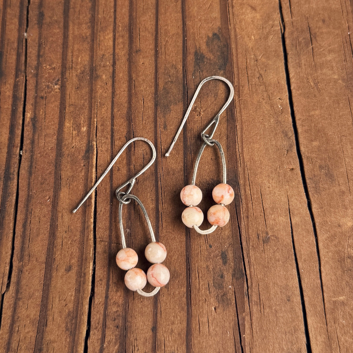 Stone Chain-Link Dangles