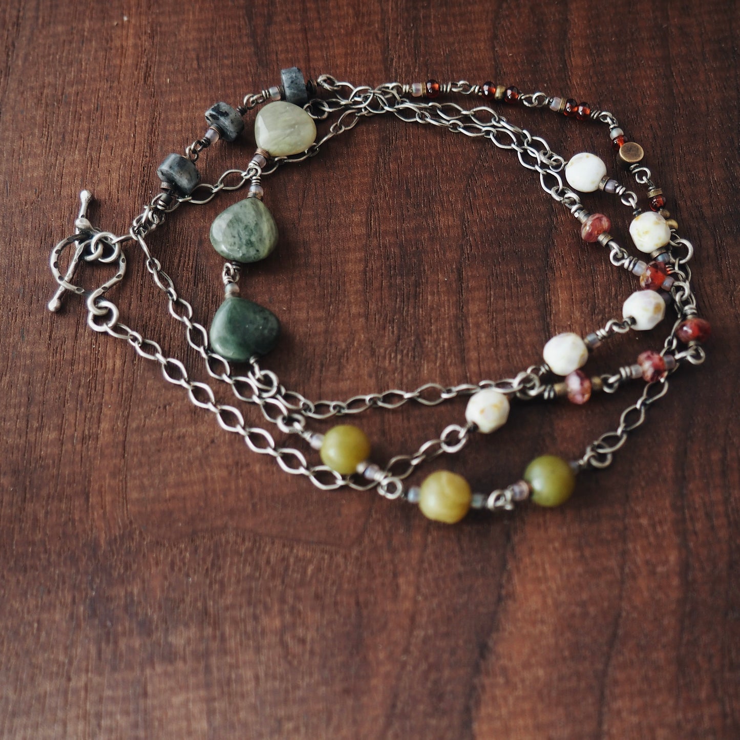 Switchback Gemstone Necklace No.1