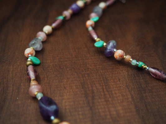 Trail Mix Gemstone Necklace
