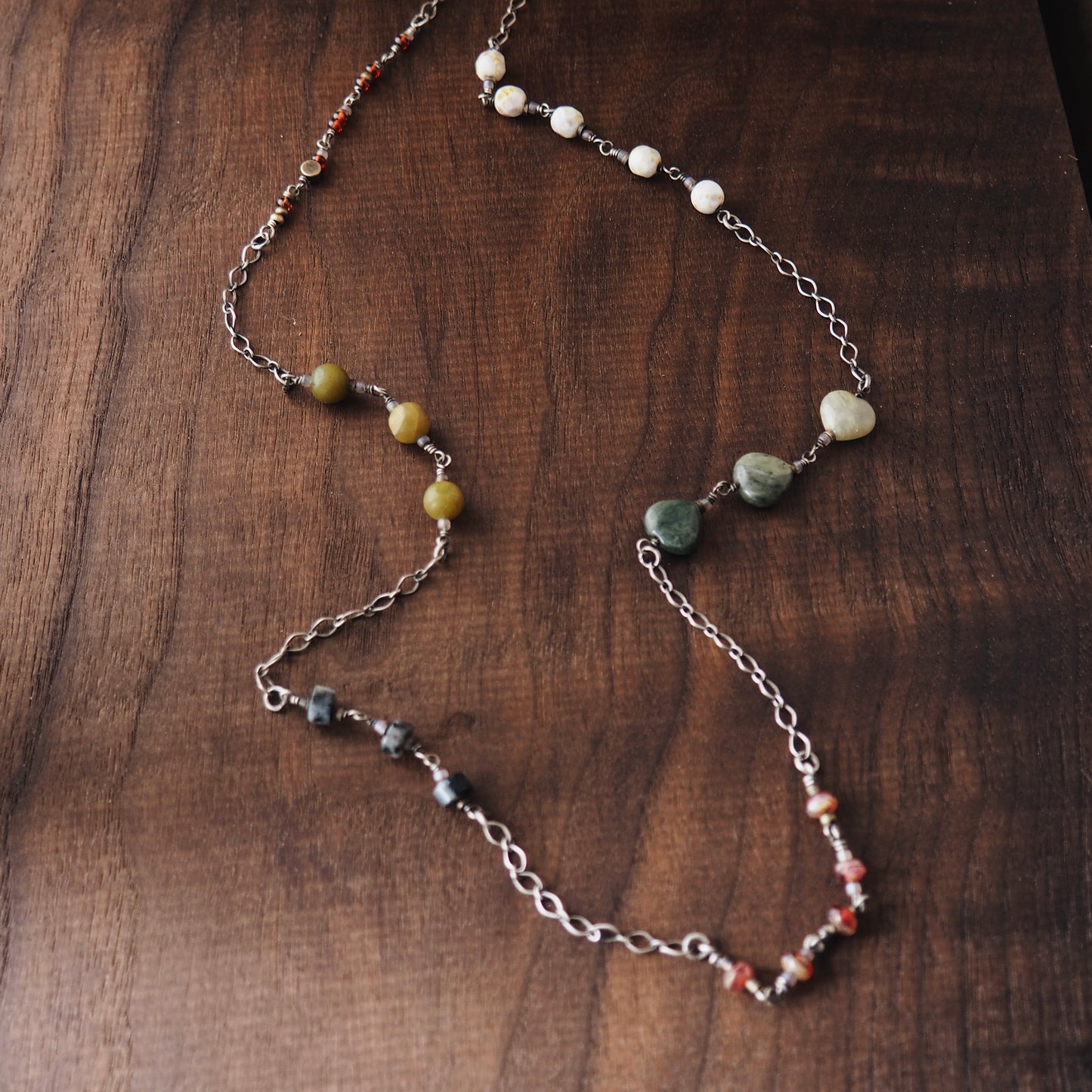 Switchback Gemstone Necklace No.1