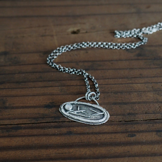 Essence of Snow Curio Necklace #2