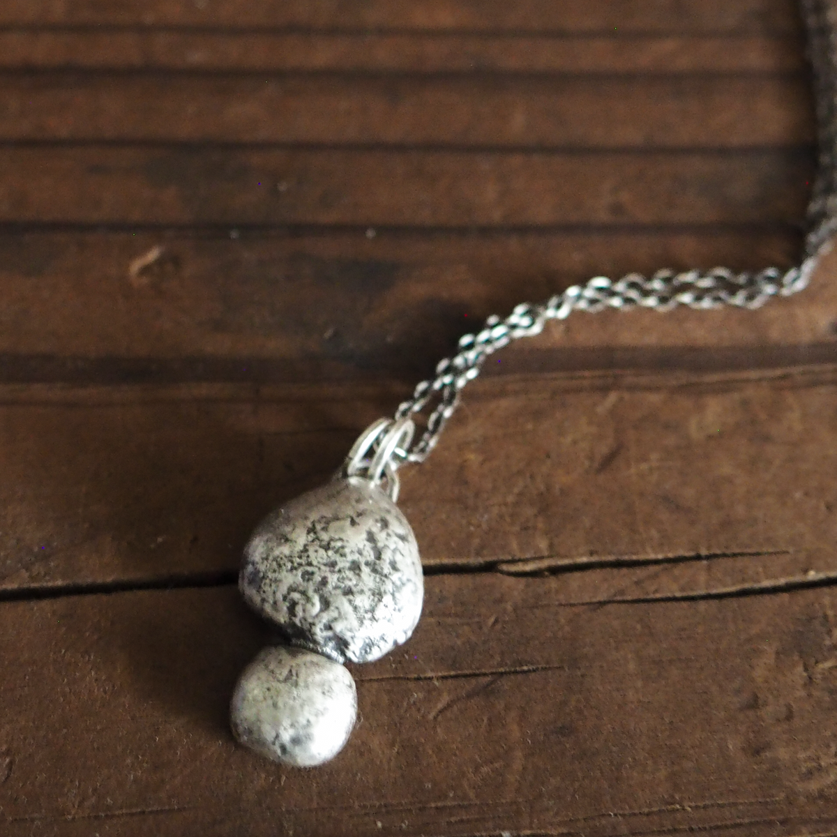 River Rock Necklace Double #2