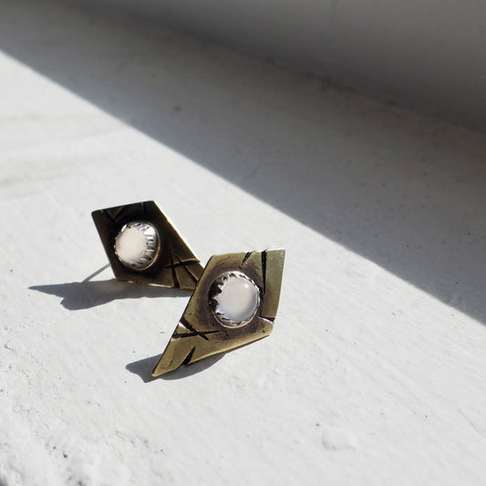 Essence of Snow Fractal Studs #2