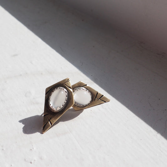 Essence of Snow Fractal Studs #3