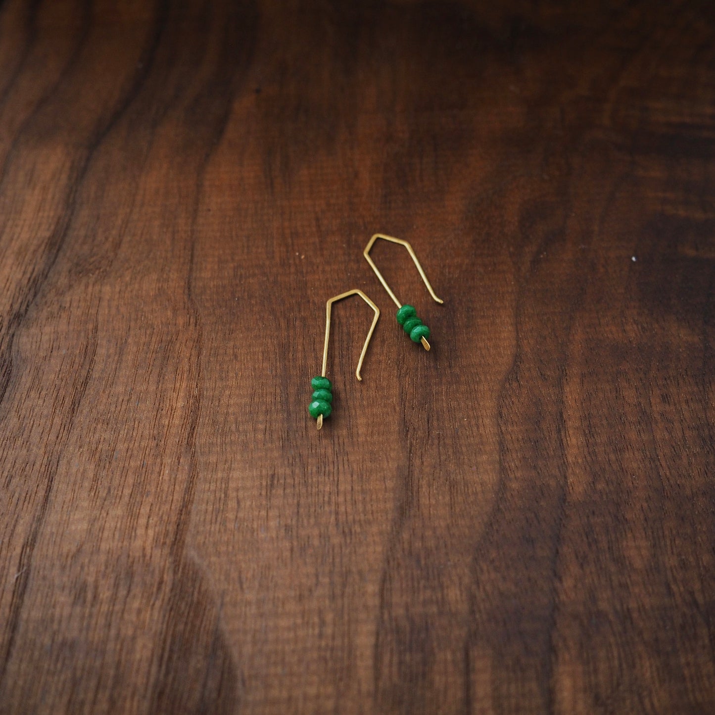 Trail Blazer Emerald Earrings