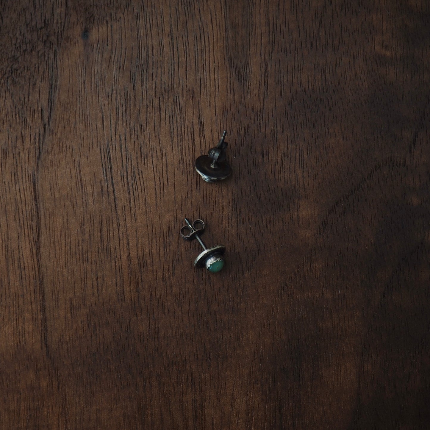 Hardy Aventurine Trail-Dusted Studs