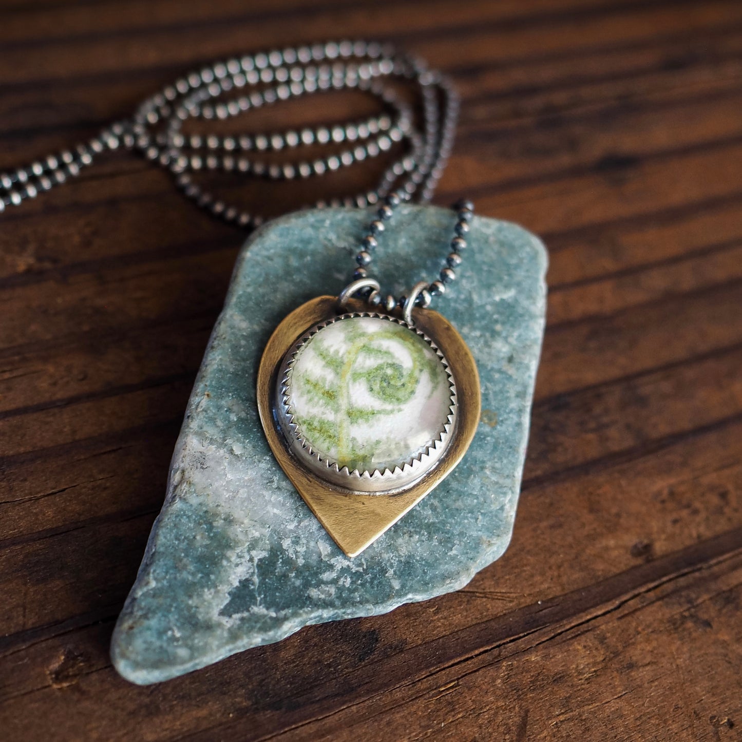 Fern | Small Waypoint n’Capsule Necklace #5