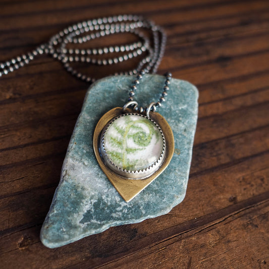 Fern | Small Waypoint n’Capsule Necklace #5