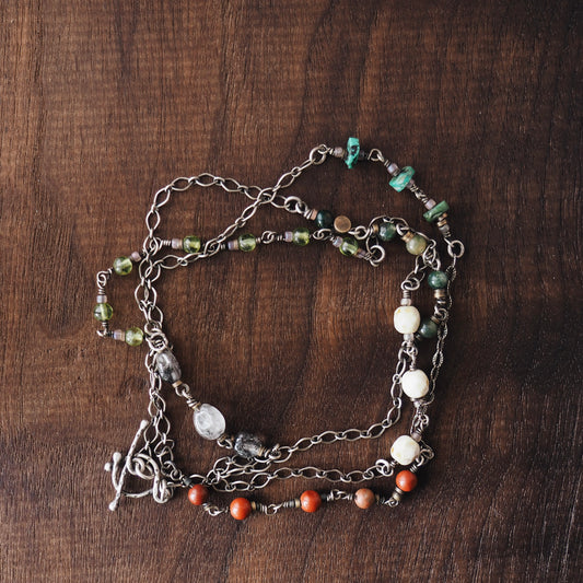 Switchback Gemstone Necklace No.2