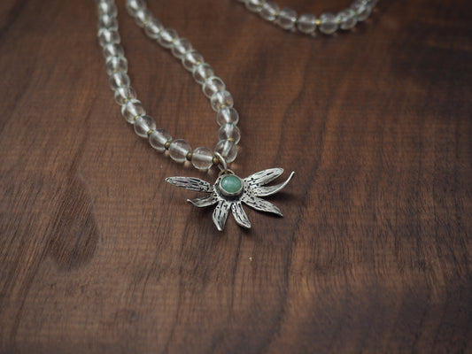 Sturdy Girl Wildflower w/ Amazonite Necklace