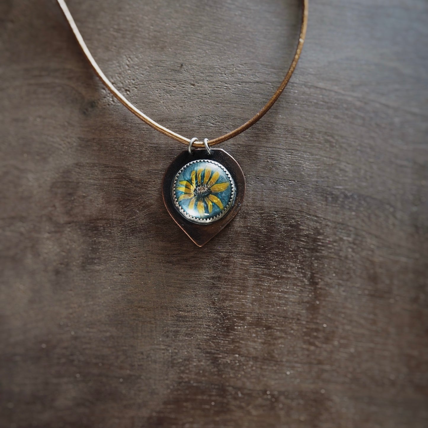 Rudbeckia n’Capsule Cord Necklace #1