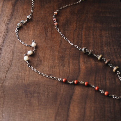 Switchback Gemstone Necklace No.4