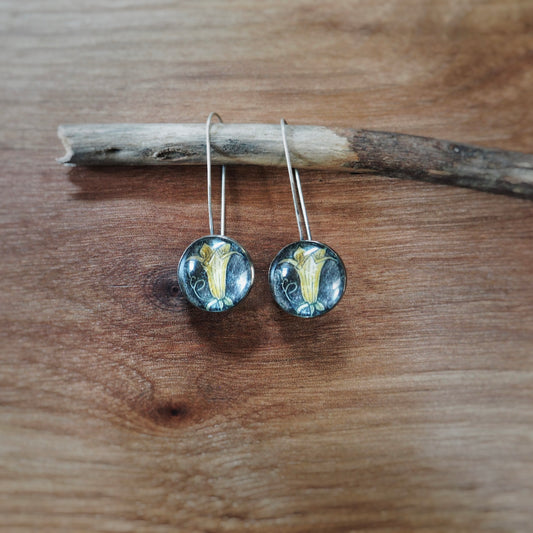 Squash Blossom n’Capsule Earrings #1