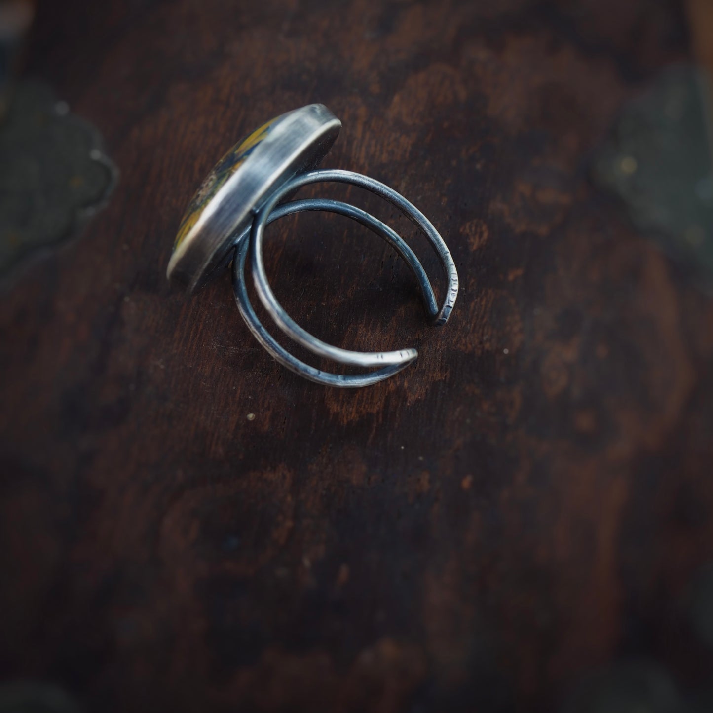 Large Rudbeckia n’Capsule Ring #2