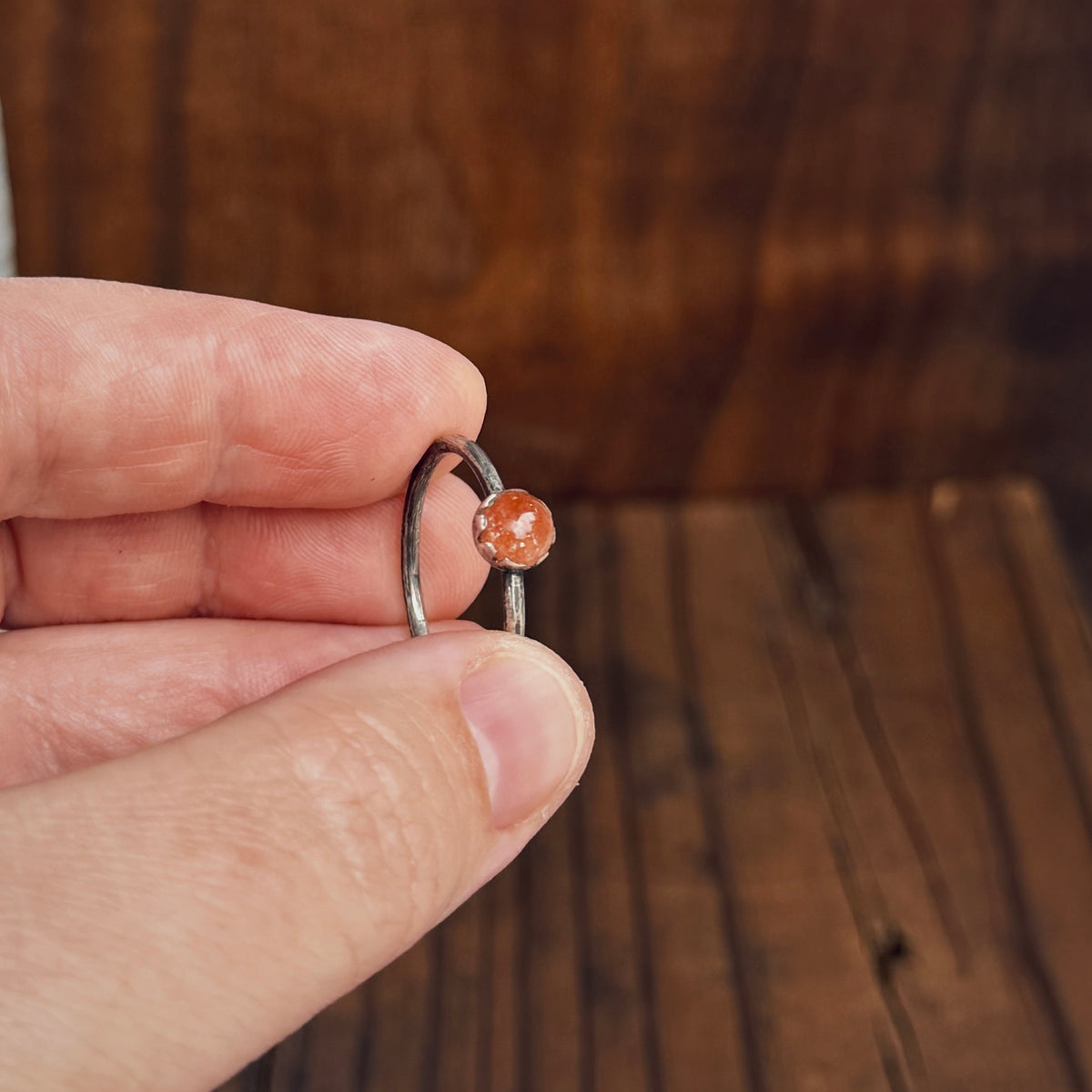 Natural Gem Stacker | Sunstone