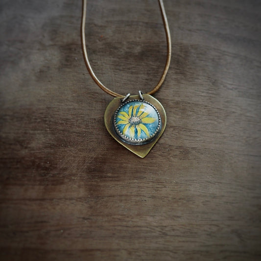 Rudbeckia n’Capsule Cord Necklace #2