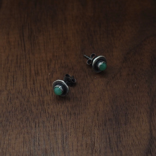 Hardy Aventurine Trail-Dusted Studs