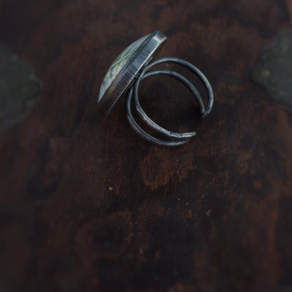 Large Fern n’Capsule Ring #4 (Original)