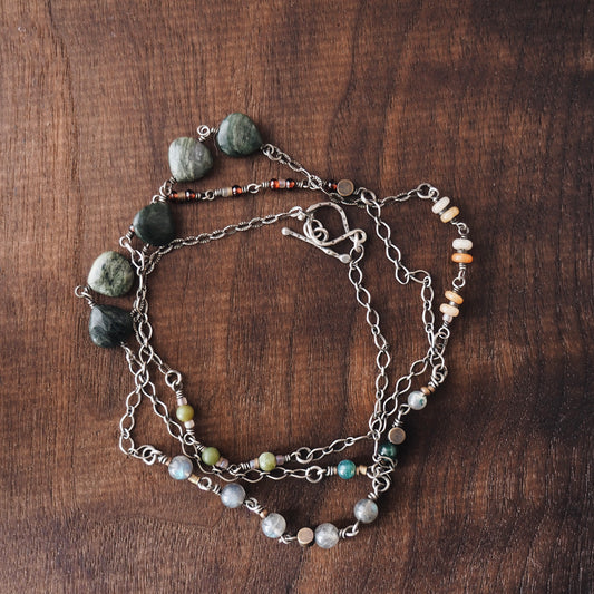 Switchback Gemstone Necklace No.3