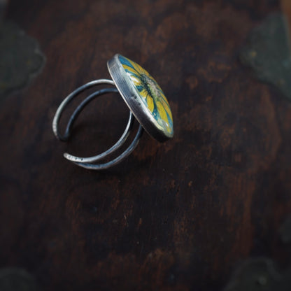Large Rudbeckia n’Capsule Ring #2