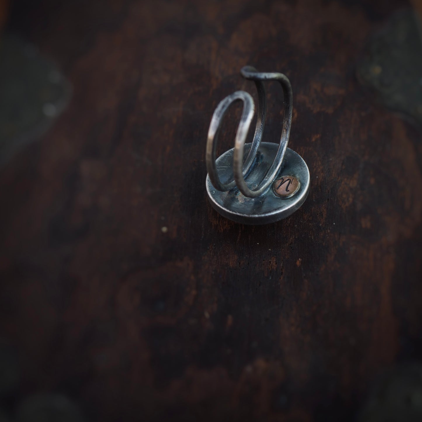 Small Squash Blossom n’Capsule Ring #3