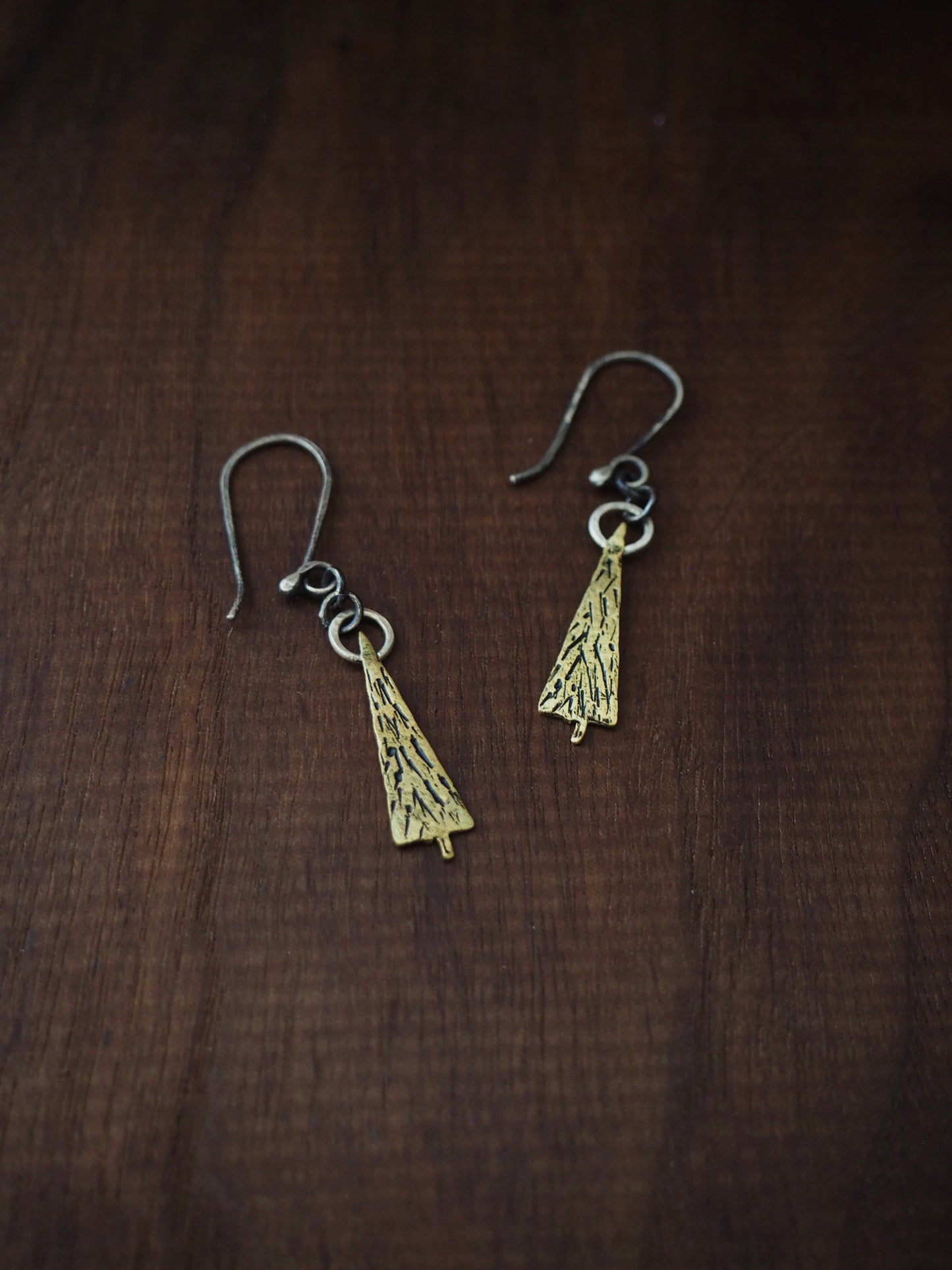 Sun Glow Tree Earrings