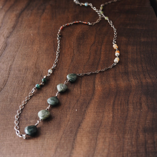 Switchback Gemstone Necklace No.3