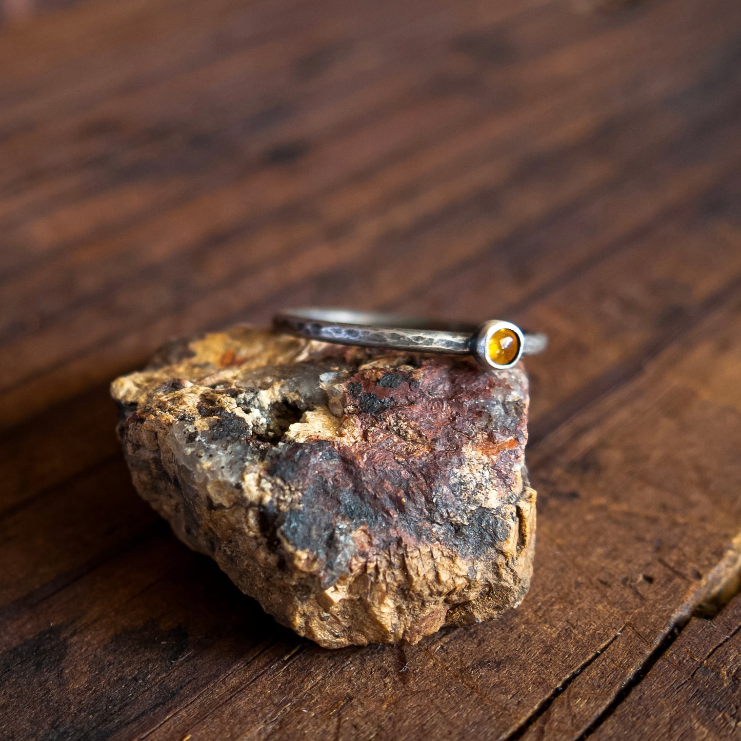 Natural Gem Stacker #2 | Size 7