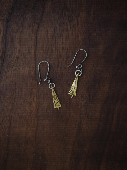 Sun Glow Tree Earrings