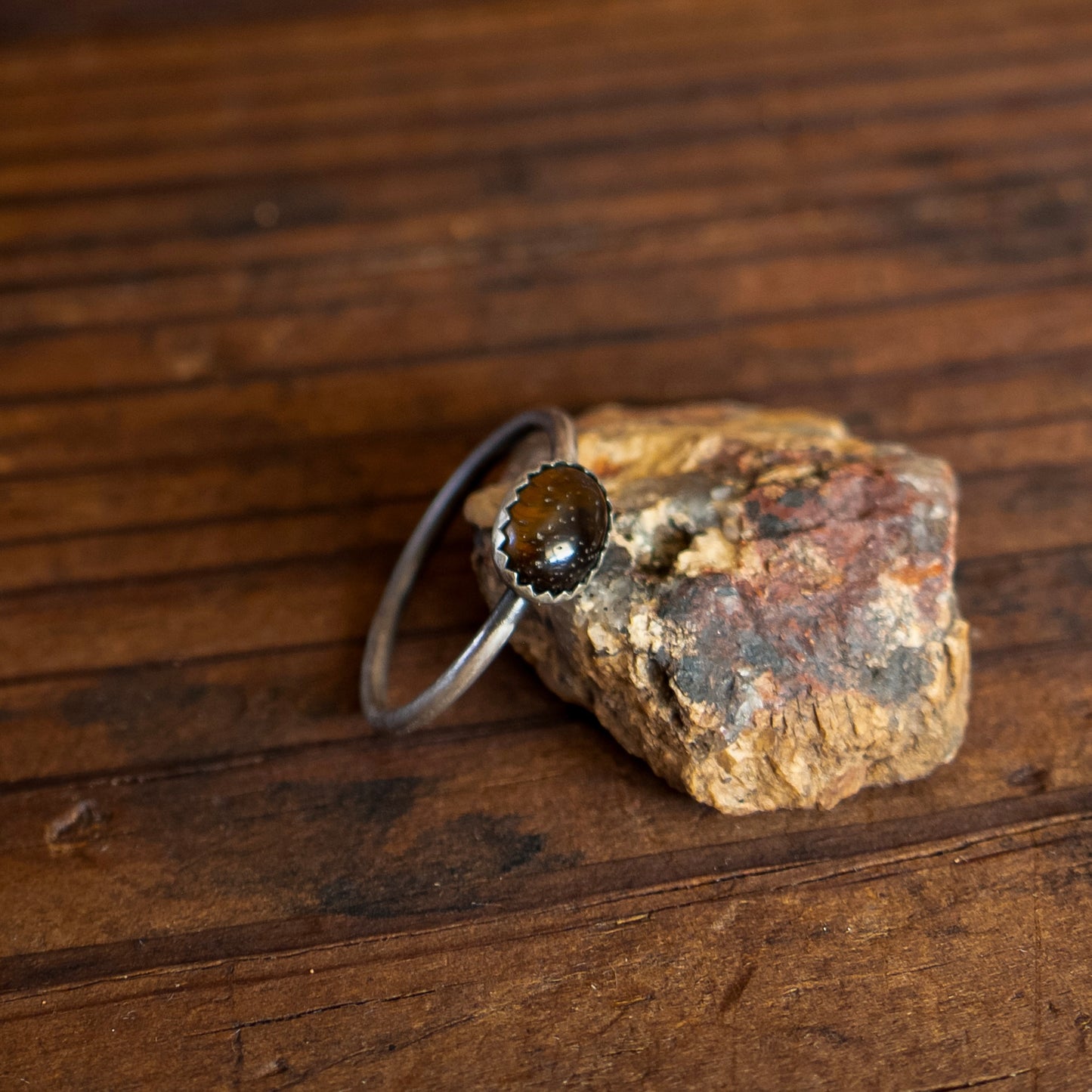 Natural Gem Stacker #8 | Size 8