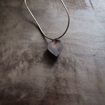 Fern n’Capsule Cord Necklace #1 (Original)
