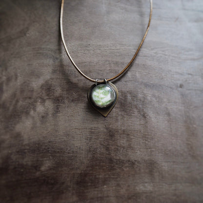 Fern n’Capsule Cord Necklace #2 (Original)