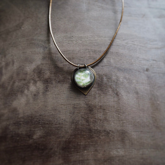 Fern n’Capsule Cord Necklace #2 (Original)