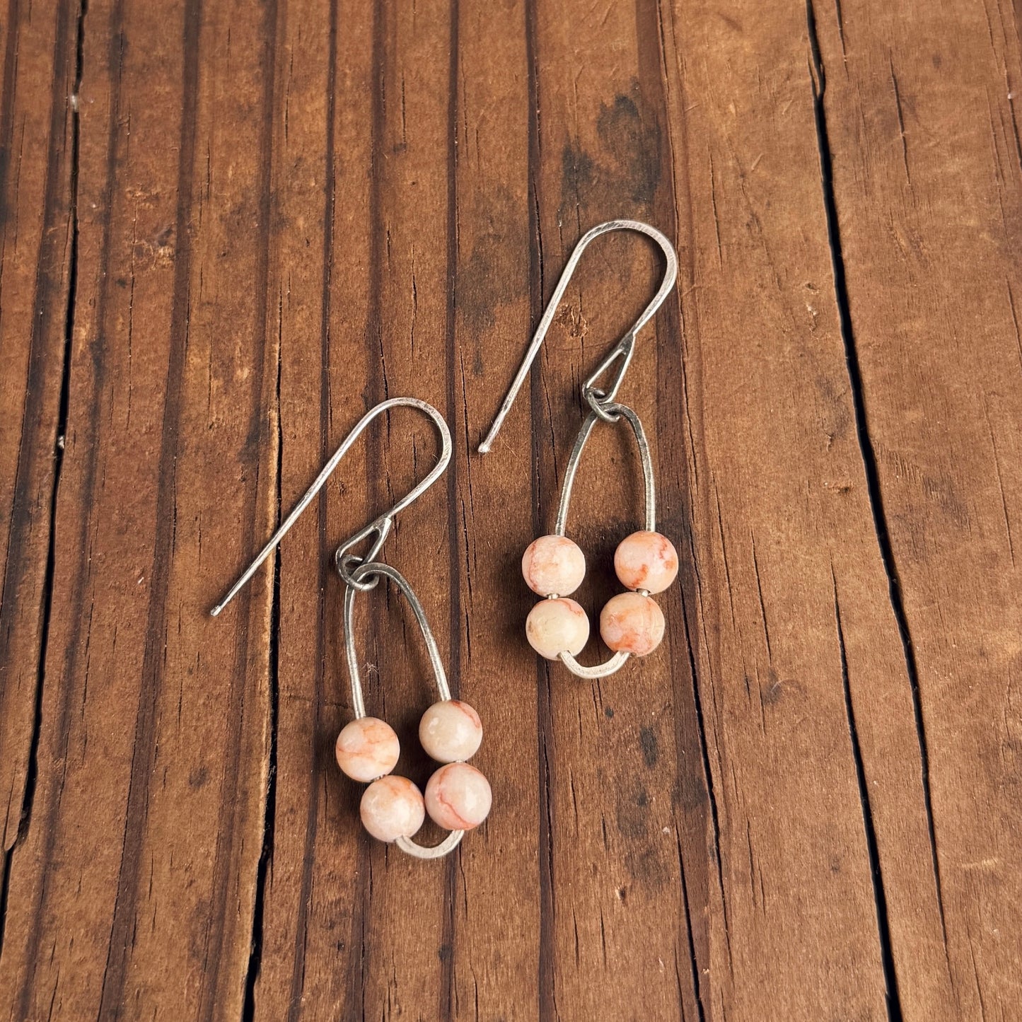 Stone Chain-Link Dangles