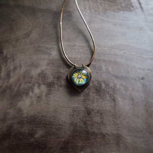 Rudbeckia n’Capsule Cord Necklace #2