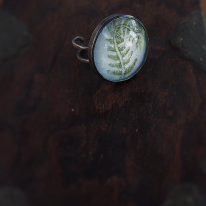 Large Fern n’Capsule Ring #4 (Original)