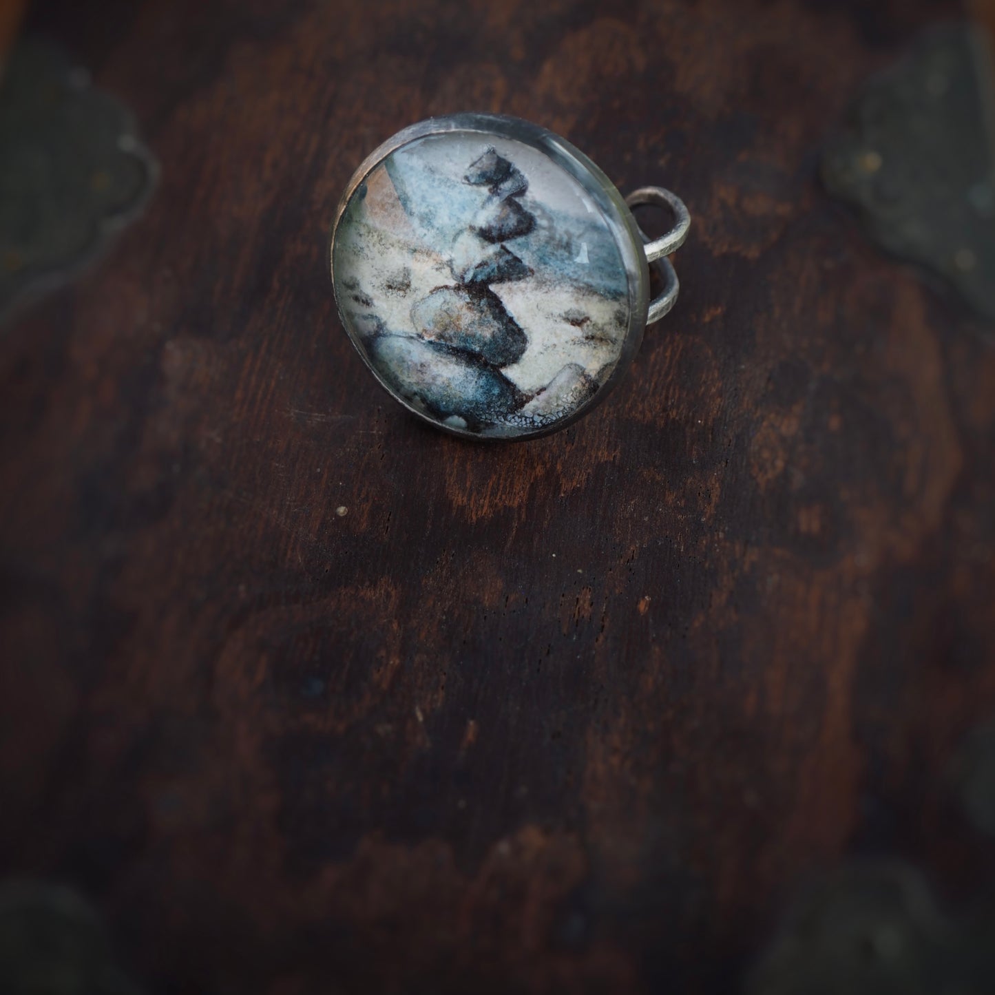 Large Cairn n’Capsule Ring #5 (Original)