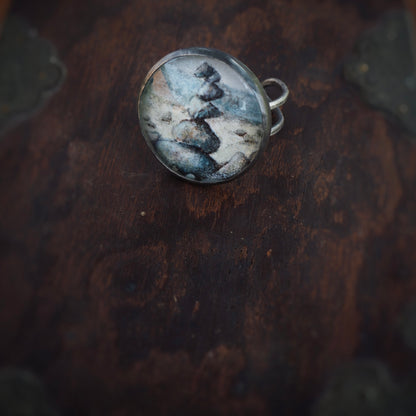 Large Cairn n’Capsule Ring #5 (Original)