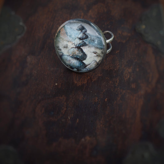 Large Cairn n’Capsule Ring #5 (Original)