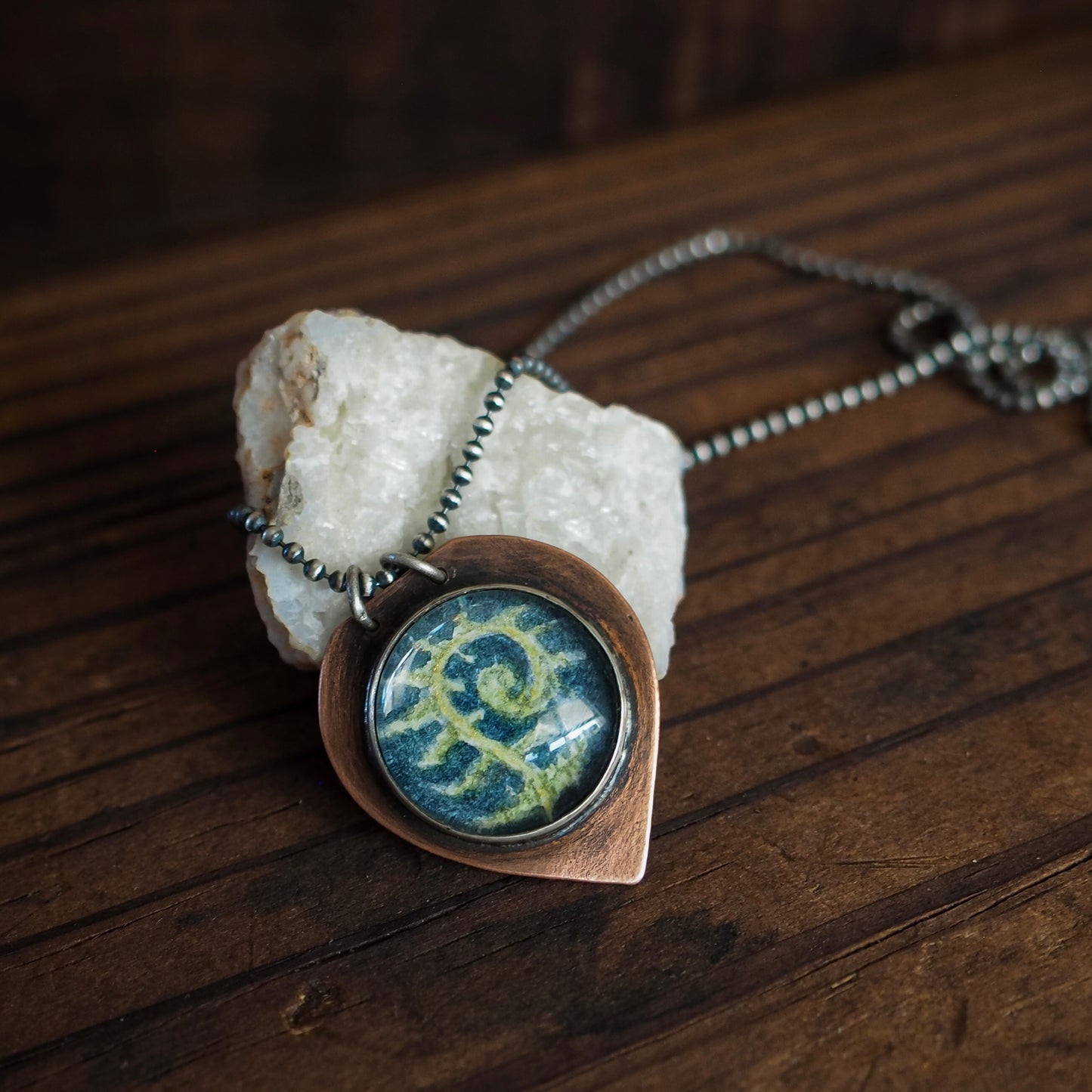 Fern | Small Waypoint n’Capsule Necklace #6