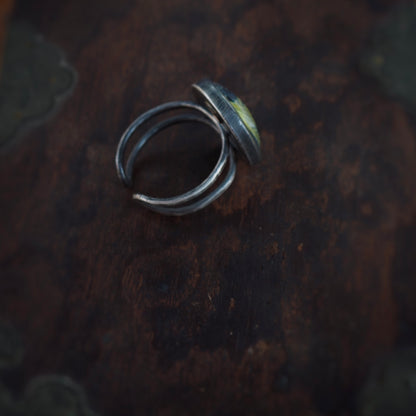 Small Squash Blossom n’Capsule Ring #3