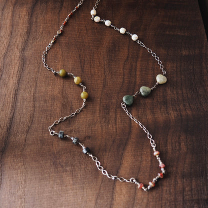 Switchback Gemstone Necklace No.1